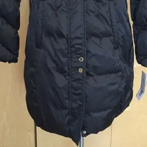 Via spiga smocked hot sale waist puffer coat